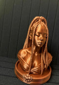 Braid Queen incense bust holder -Zuri