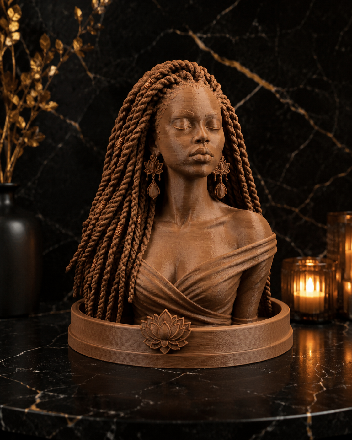 Twists Queen Incense Bust Holder – Imani
