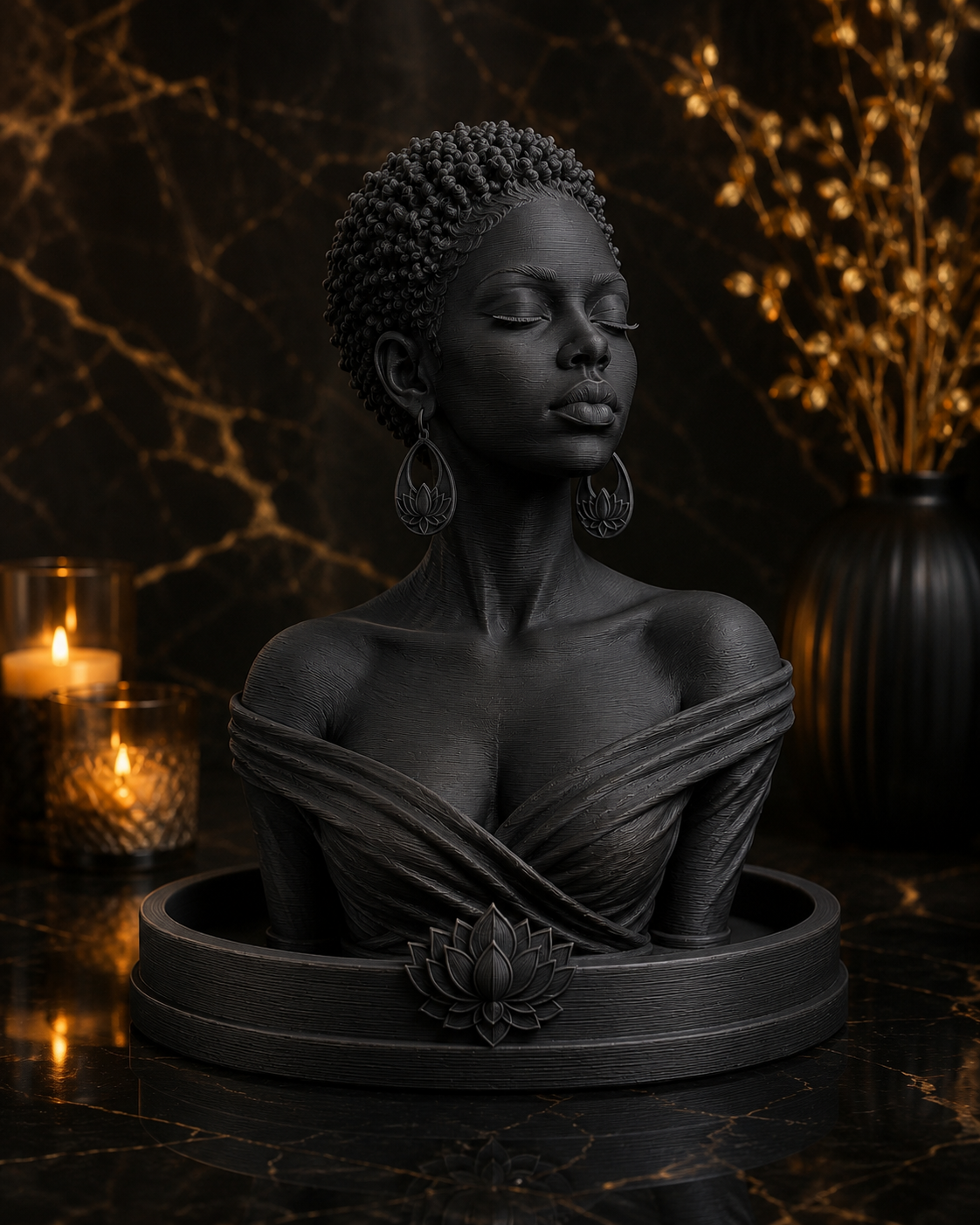 TWA Queen Incense Bust Holder – Sanaa